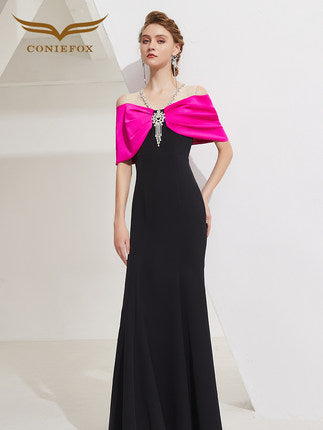 high end dresses Limited edition High-end light luxury wear banquet long dress- Elia M