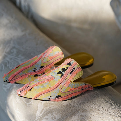 B-FEI niche designer original brand spring and summer pointed flat Muller shoes- Eli
