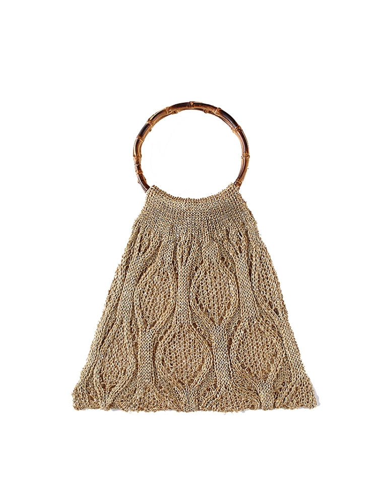 Le Palais Vintage Original Retro Gold Thread Sequins Sparkling Woven Bag-Clinton.