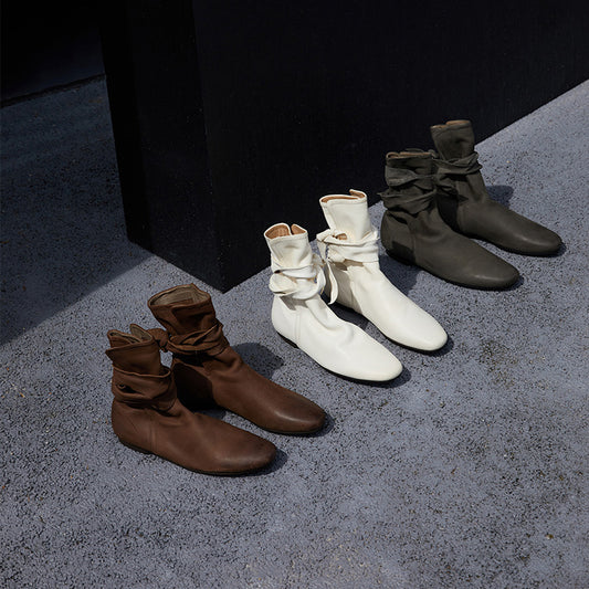 Exclusive Wrap Vintage Designer Boots- Alea