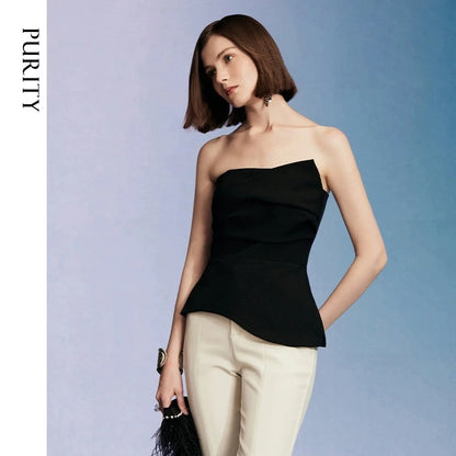PURITY Simple classic sculptural Top- Kite