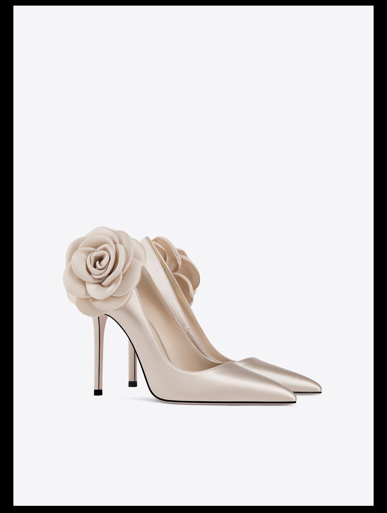 Fab Fei autumn flower high heels pointed toe banquet stiletto women's shoes- Lori