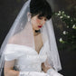 Early Spring 2023 original French minimalist photo veil- Pearl
