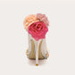 Style high heels stiletto pointed toe - Silia
