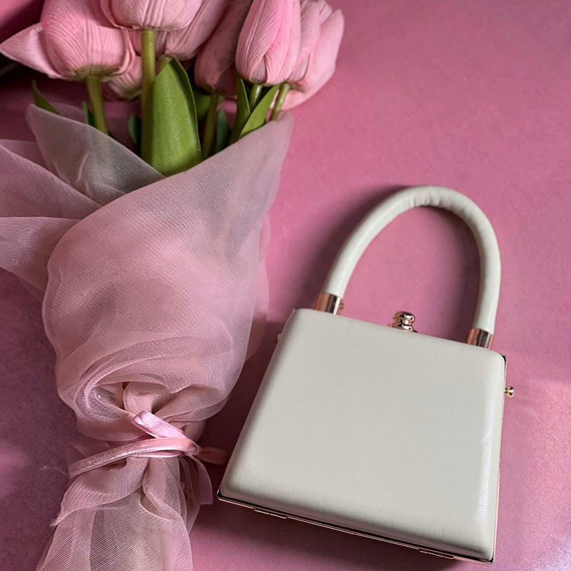 Le Palais Vintage Luxury Multi-Colour Mini Square Box Handbag-Lilian.