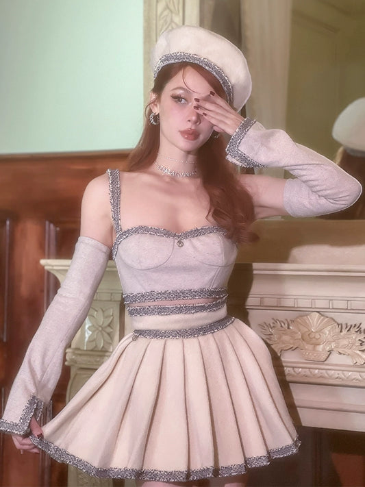 Le Palais Vintage Luxury Winter Attachable Sleeve and Socks-Solly