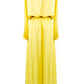 Independent designer silk soft spring and summer in Europe and America hit the color yarn Pleated Dress- Lisa