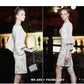 Stylish high-end dress a new bridesmaid short skirt design- Amno