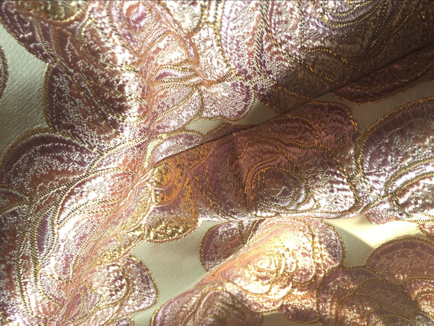 Luxury Rose Jacquard Embroidery Autumn and Winter Coat Mid-Length  Coat- Alis