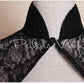 Le Palais vintage retro pin up black lace cut out pencil dress- Hitas
