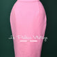 Vintage retro pin up paste pink pencil skirt 2 piece set suit- Simple