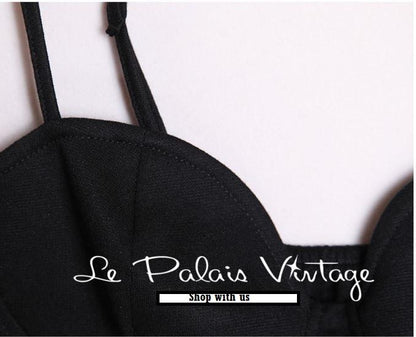 Le Palais vintage retro pin up limited edition retro pastel pink neoprene romper jumpsuit- Paloma