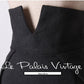 Le Palais vintage retro grey tail coat skirt- Diot